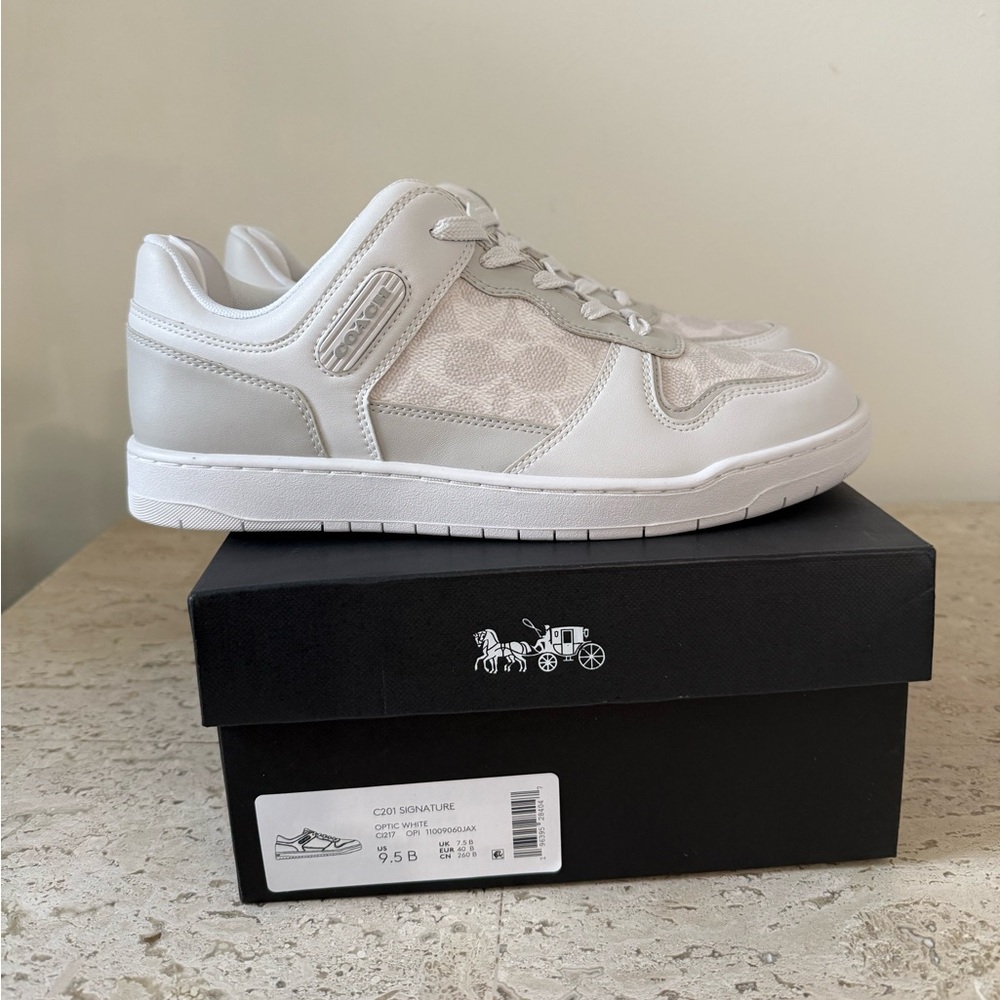COACH Womens C201 Signature Sneaker - Picture 7 of 12